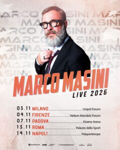 Le date ufficiali del tour di Marco Masini
