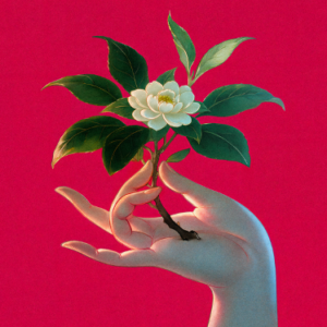 La copertina ufficiale del singolo "Le foglie di te" di Jovanotti con Samurai Jay